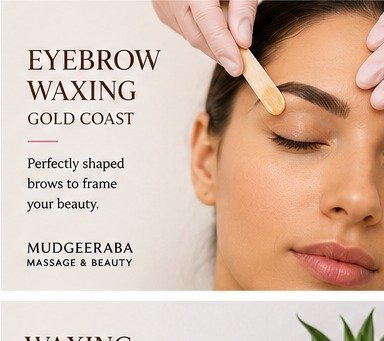 Eyebrow waxing service