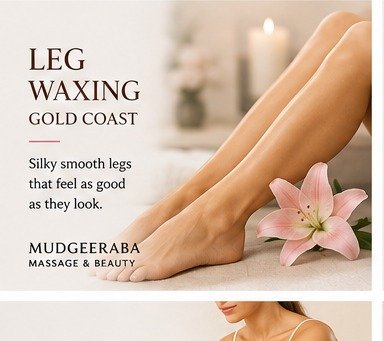 Leg waxing service