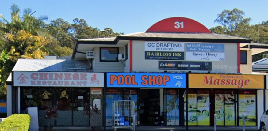 Mudgeeraba Massage shopfront at Shop 3, 31 Railway Street, Mudgeeraba