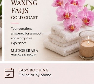 Waxing aftercare information